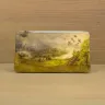 “Landscape Picture” Leather Zipper Pouch