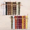 Set of OwlForest Hand-Dyed Threads for the “Moth Waltz” Chart (DMC)