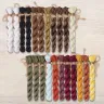 Set of OwlForest Hand-Dyed Threads for the “Moth Waltz” Chart (DMC)