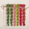 Set of OwlForest Hand-Dyed Threads for the “Camellia” Chart (DMC)