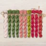 Set of OwlForest Hand-Dyed Threads for the “Camellia” Chart (DMC)