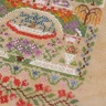 Digital embroidery chart “Courtyard with a Fountain”