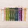 Set of OwlForest Hand-Dyed Threads for the “The Land of Nymphaea” (Thread Trade n.a. Kirov) 