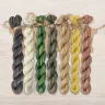Set of OwlForest Hand-Dyed Threads for the “Chizhik-Pyzhik” Chart (Thread Trade n.a. Kirov)