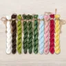 Set of OwlForest Hand-Dyed Threads for the “Frog Ballet” Chart (Thread Trade n.a. Kirov)