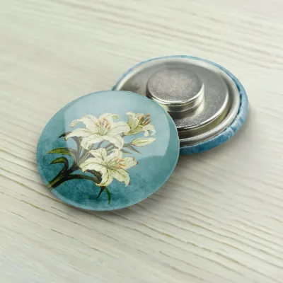 Magnet Needle Minder “White lilies”