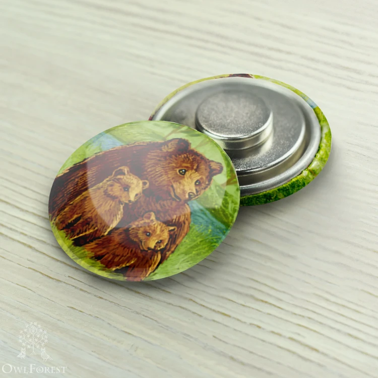 Magnet Needle Minder “Bear family”