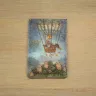 “Air-balloon Flight” Leather Cardholder