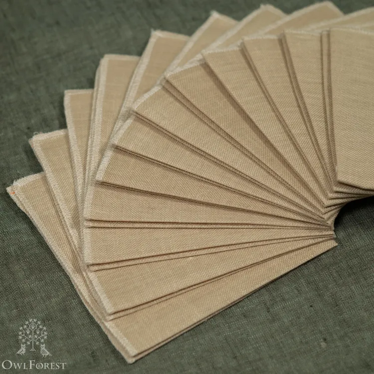 Set of 12 fabric pieces for the “Twelve Months” Free Chart