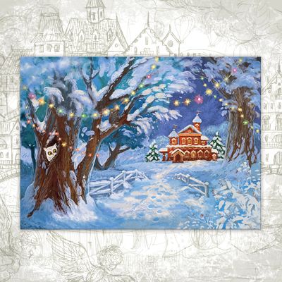 “Winter Forest Edge” Postcard