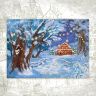“Winter Forest Edge” Postcard