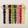 Set of OwlForest Hand-Dyed Threads for the “Toad Opera” Chart (DMC)