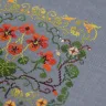 Printed embroidery chart “Fiery Nasturtium”