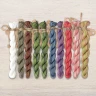 Set of OwlForest Hand-Dyed Threads for the “Courtyard with a Fountain” (Thread Trade n.a. Kirov) 