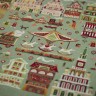 Printed embroidery chart “Gingerbread Town”