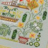 Printed embroidery chart “Harvest Season. Cucumbers”