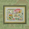 Printed embroidery chart “Harvest Season. Cucumbers”