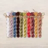 Set of OwlForest Hand-Dyed Threads for the “The Hare Family Portrait” Chart (DMC)