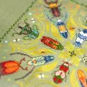 Printed embroidery chart “Bright Beetles”