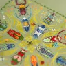 Printed embroidery chart “Bright Beetles”