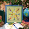 Printed embroidery chart “Bright Beetles”