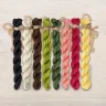 Set of OwlForest Hand-Dyed Threads for the “Toad Opera” Chart (Thread Trade n.a. Kirov)