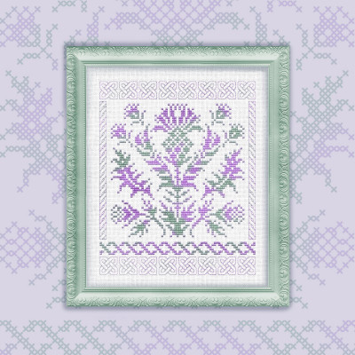 Free embroidery digital chart “Thistle”