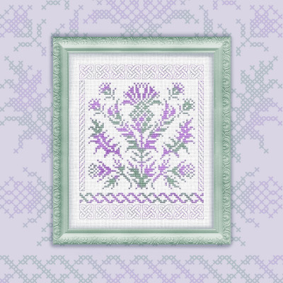 Free embroidery digital chart “Thistle”