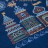 Printed embroidery chart “Flying Ship. Night”