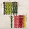 Set of OwlForest Hand-Dyed Threads for the “Watermelon Alphabet” Chart  RU (Thread Trade n.a. Kirov)