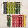 Set of OwlForest Hand-Dyed Threads for the “Watermelon Alphabet” Chart  RU (Thread Trade n.a. Kirov)