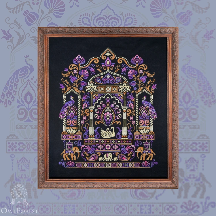 Printed embroidery chart “Eastern Tale”