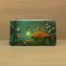 “River Druid” Leather Zipper Pouch