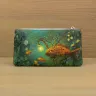 “River Druid” Leather Zipper Pouch