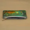“River Druid” Leather Zipper Pouch