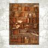 “Bookcase” Postcard