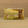 “Oak on the River Bank” Leather Zipper Pouch