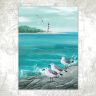 “The Cape of Free Seagull” Postcard