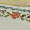 Printed embroidery chart “Snail Houses. Strawberries”