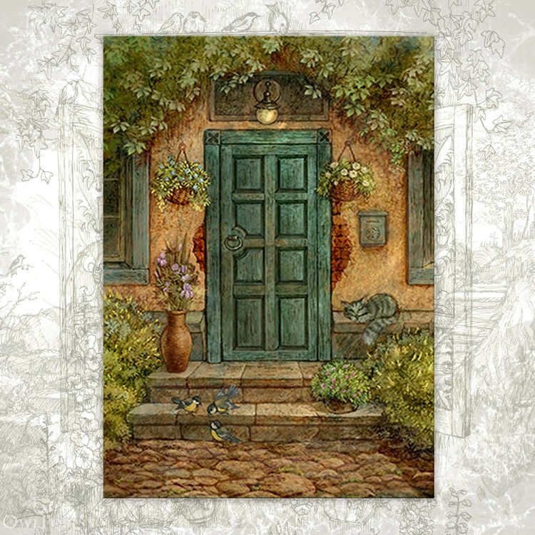 “Doorstep” Postcard