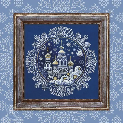 Digital embroidery chart “Christmas Snowflake”
