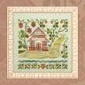 Digital embroidery chart “Snail Houses. Strawberries”