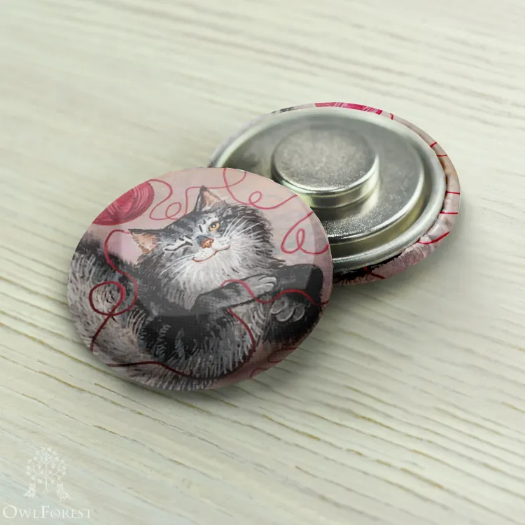 Magnet Needle Minder “Needlework Cat”