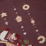 Printed embroidery chart “Ginger Snowmen”