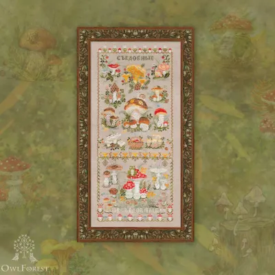 Free Digital Chart for 2024 SAL “Mushrooms and Toadstools” 