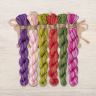 Set of OwlForest Hand-Dyed Threads for the “Fuchsia” Chart (DMC)