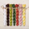 Set of OwlForest Hand-Dyed Threads for the “Beautiful Fly” Chart (DMC)
