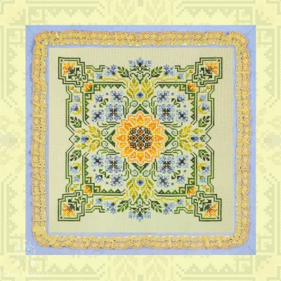 Printed embroidery chart “Sunny July”