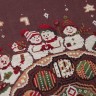 Digital embroidery chart “Ginger Snowmen”