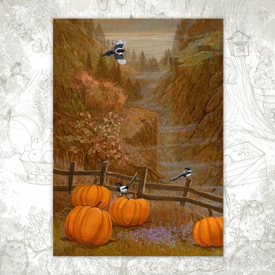 “Autumn at the Foothills” Postcard